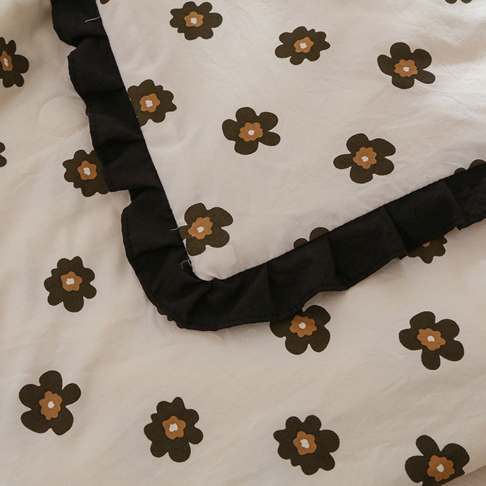 91家纺网 家纺一手货源 找家纺 薇玛仕 2025新款韩版宽边水洗棉大豆夏被赫本风亲肤柔软夏季薄被子 赫本-南薇