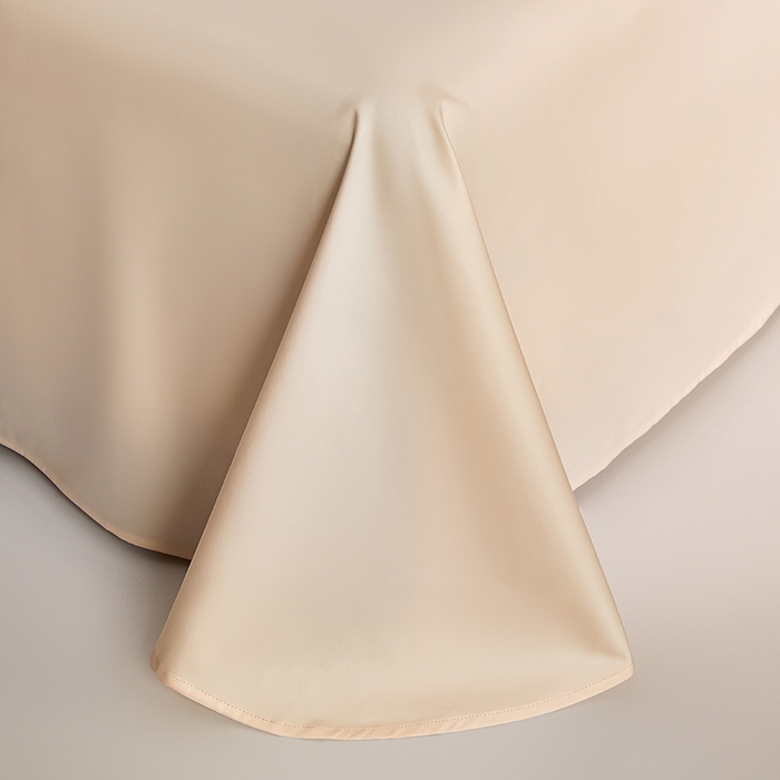 91家纺网 家纺一手货源 找家纺 禾时 2025新款轻奢A类100SPro新疆长绒棉四件套全棉纯棉高定款 奶酪黄