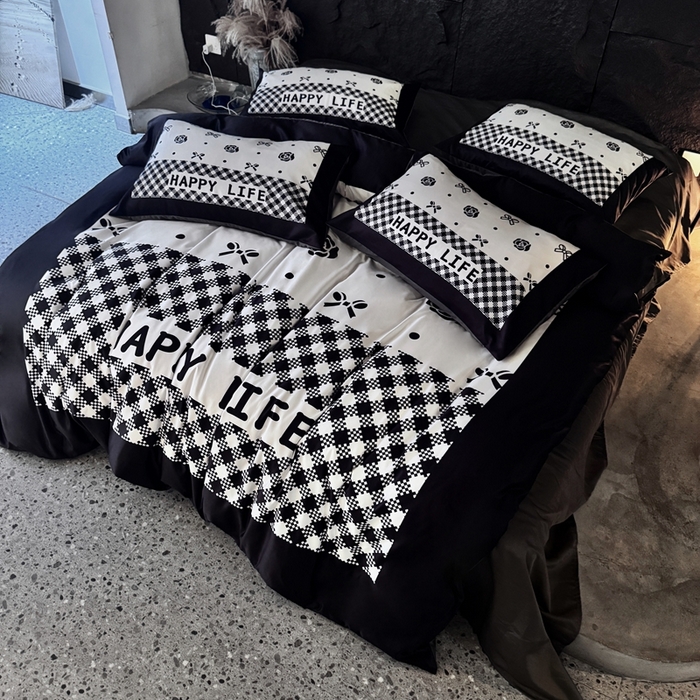 91家纺网 家纺一手货源 找家纺 丽斐纺织 2025新款冰丝四件套 奥黛丽赫本