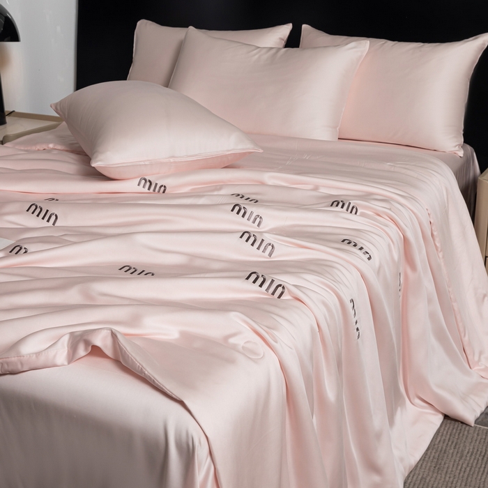 91家纺网 家纺一手货源 找家纺 （总）梦镜家纺 2025新款A类水洗真丝夏被四件套-minmin