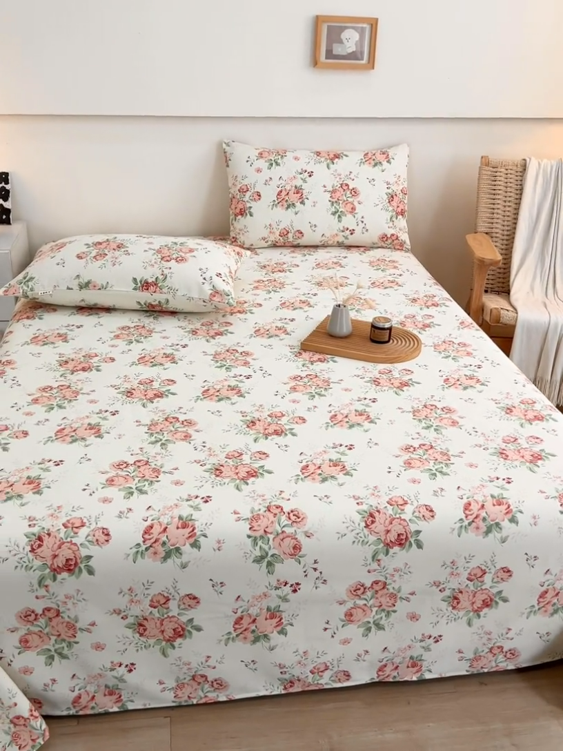 91家纺网 家纺一手货源 找家纺 芃成家纺 2025新款加厚老粗布床单 芳华