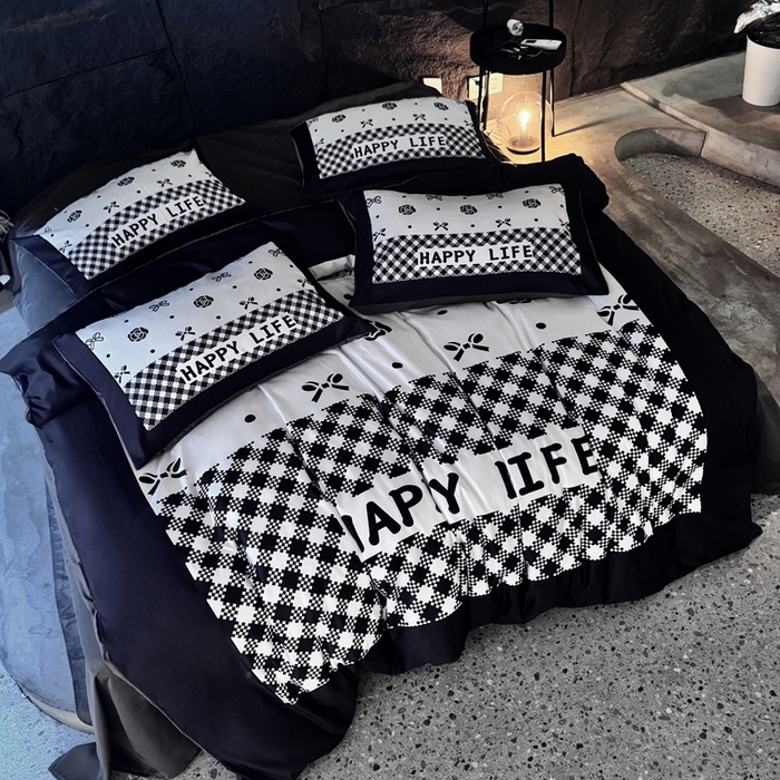 91家纺网 家纺一手货源 找家纺 丽斐纺织 2025新款冰丝四件套 奥黛丽赫本