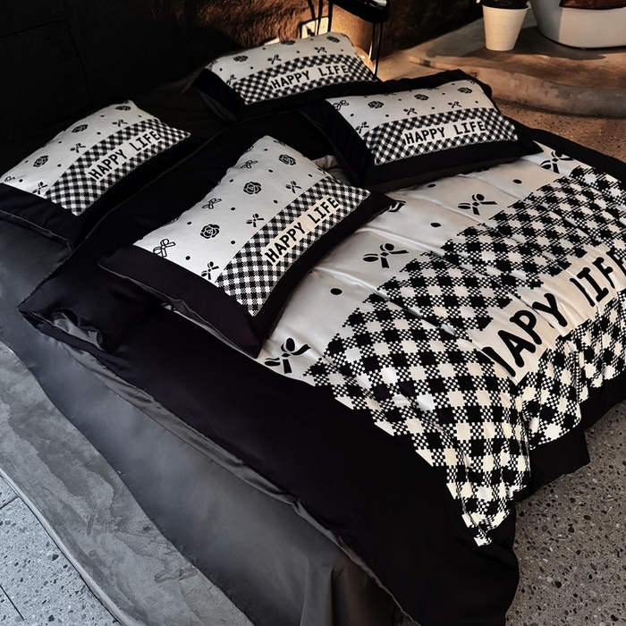 91家纺网 家纺一手货源 找家纺 丽斐纺织 2025新款冰丝四件套 奥黛丽赫本