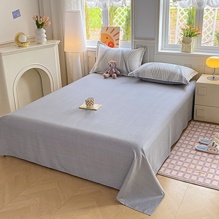 天之爱 2025新款全棉印花单床单 生活旋律