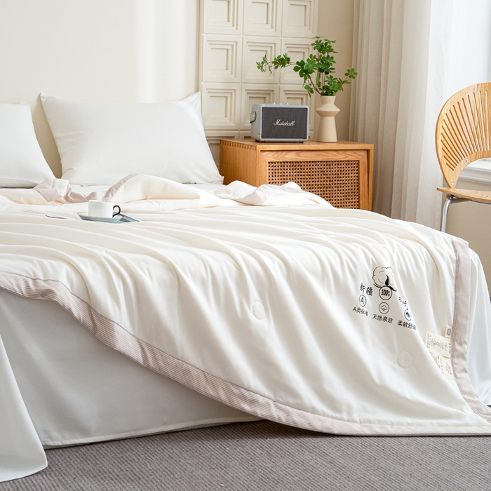 91家纺网 家纺一手货源 找家纺 （总）帕芬鸟家纺 2025新款亲肤棉花夏被