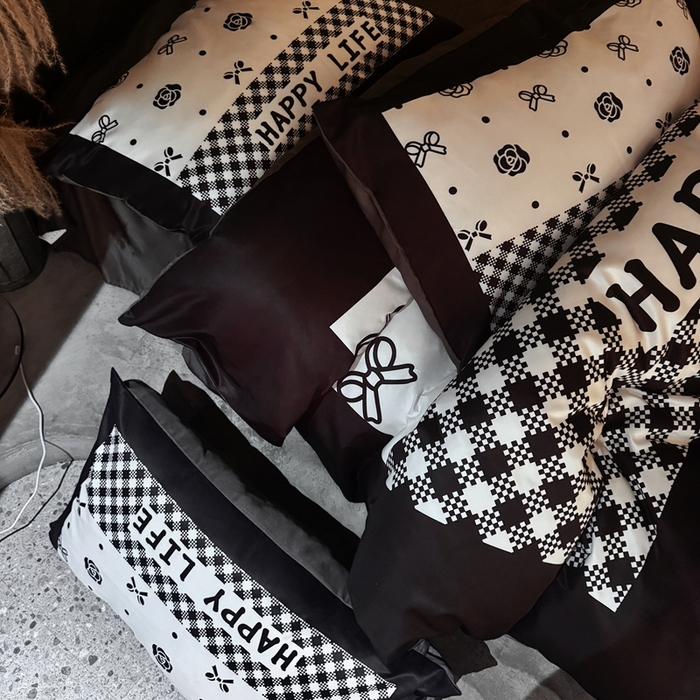 91家纺网 家纺一手货源 找家纺 丽斐纺织 2025新款冰丝四件套 奥黛丽赫本