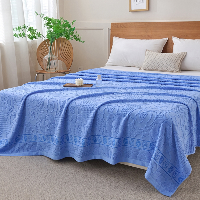 91家纺网 家纺一手货源 找家纺 （总）悦然毛巾被 2025新款经典纯棉毛巾毯