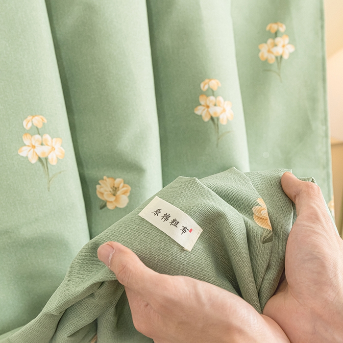 91家纺网 家纺一手货源 找家纺 芃成家纺 2025新款加厚老粗布床单 春意