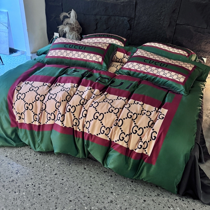 91家纺网 家纺一手货源 找家纺 丽斐纺织 2025新款冰丝四件套 新国风中古