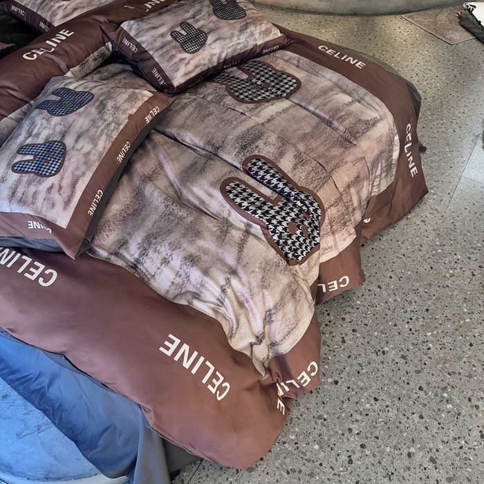 91家纺网 家纺一手货源 找家纺 丽斐纺织 2025新款冰丝四件套 土咔兔