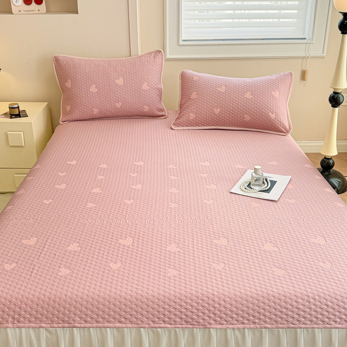 91家纺网 家纺一手货源 找家纺 （总）布卢姆床垫 2025新款A类PE乙纶冰豆豆凉席床裙款