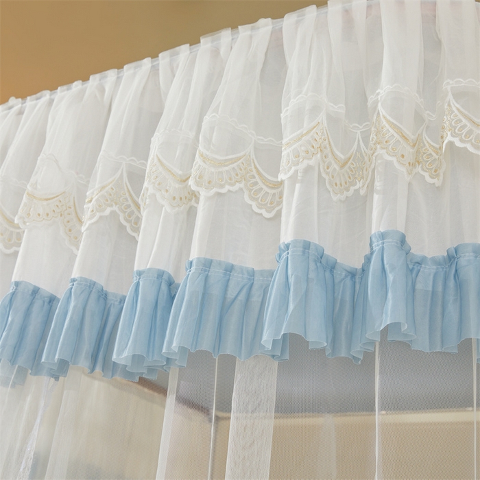 91家纺网 家纺一手货源 找家纺 迪凡保罗蚊帐 2025新款2513款双轨铝合金落地导轨蚊帐 欧白色