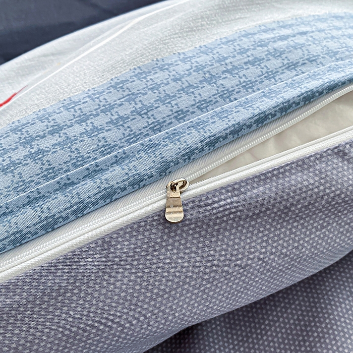 91家纺网 家纺一手货源 找家纺 天之爱 2025新款全棉印花四件套 沐光-灰