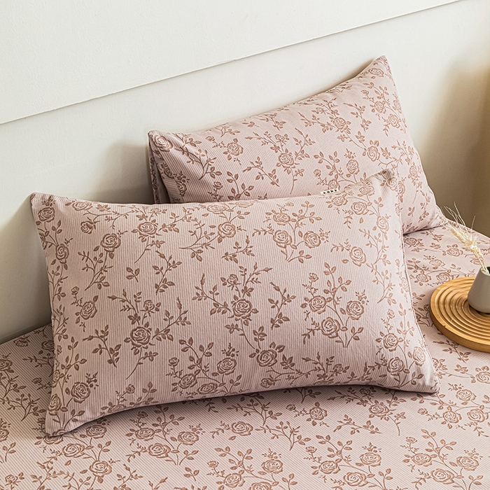 91家纺网 家纺一手货源 找家纺 芃成家纺 2025新款加厚老粗布床单 素秋-咖