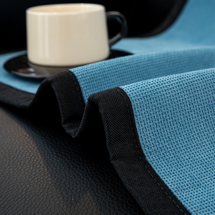 91家纺网 家纺一手货源 找家纺 沐沐家纺 2026新款沐春沙发垫 青雾蓝