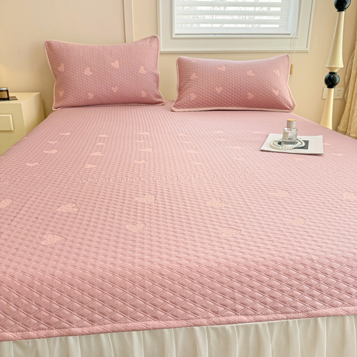 91家纺网 家纺一手货源 找家纺 （总）布卢姆床垫 2025新款A类PE乙纶冰豆豆凉席床裙款