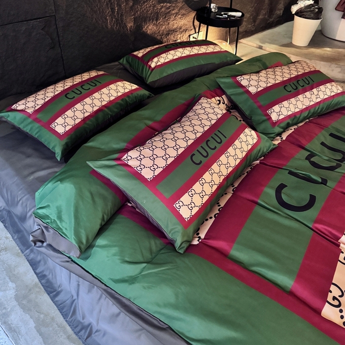 91家纺网 家纺一手货源 找家纺 丽斐纺织 2025新款冰丝四件套 新国风中古