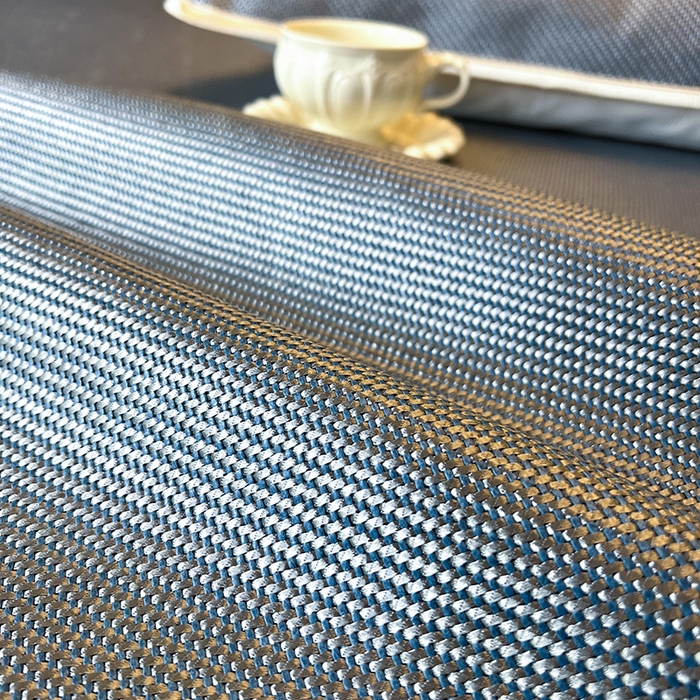 91家纺网 家纺一手货源 找家纺 网红馆（ck家纺） 2025新款可脱卸床裙款冰藤席-盛夏繁星 蓝灰