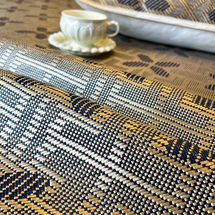 91家纺网 家纺一手货源 找家纺 网红馆（ck家纺） 2025新款可脱卸床裙款冰藤席-盛夏繁星 钴蓝