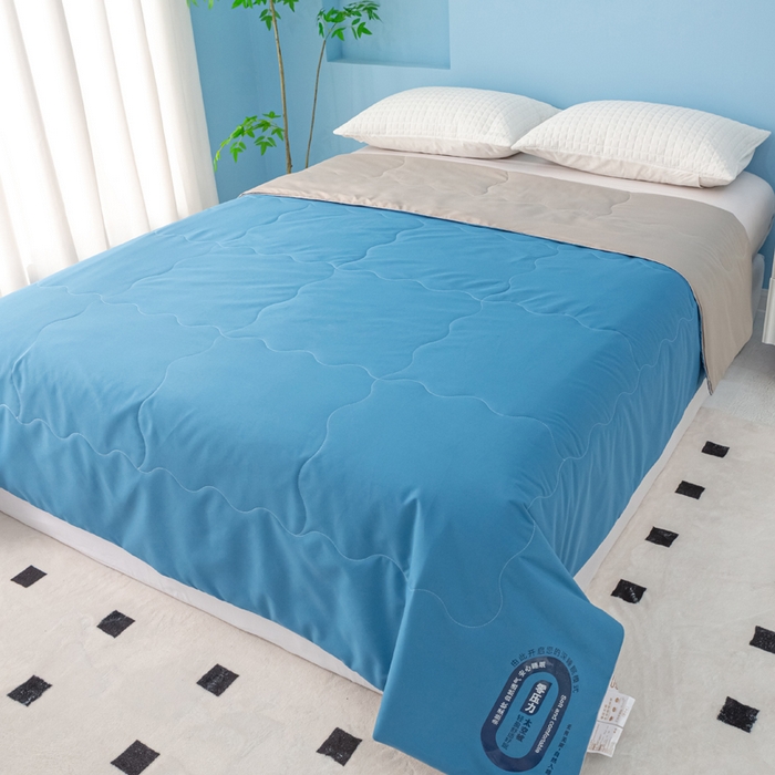 91家纺网 家纺一手货源 找家纺 好老表被业 2025新款超柔云朵被芯零压被子 零压被夏被绗缝