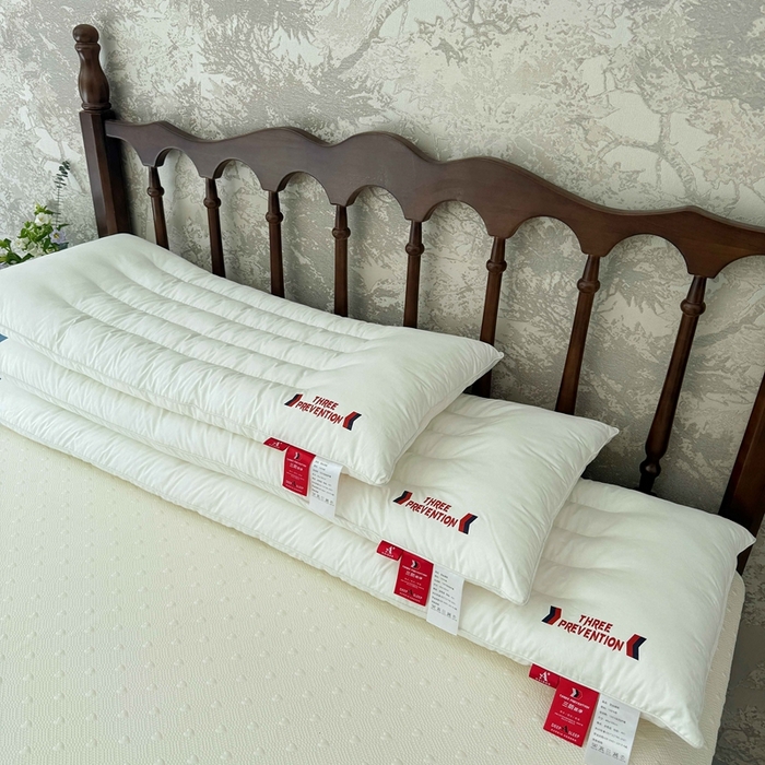 91家纺网 家纺一手货源 找家纺 （总）昕科 2025新款全棉三防双人长枕-实拍-A类纯棉三防双人枕头长枕芯