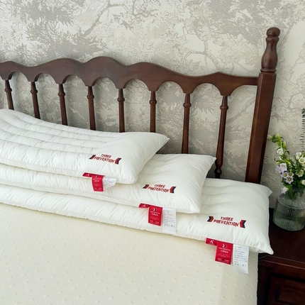 91家纺网 家纺一手货源 找家纺 （总）昕科 2025新款全棉三防双人长枕-实拍-A类纯棉三防双人枕头长枕芯