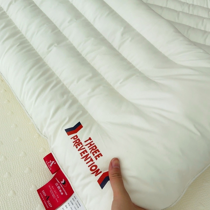 91家纺网 家纺一手货源 找家纺 （总）昕科 2025新款全棉三防双人长枕-实拍-A类纯棉三防双人枕头长枕芯