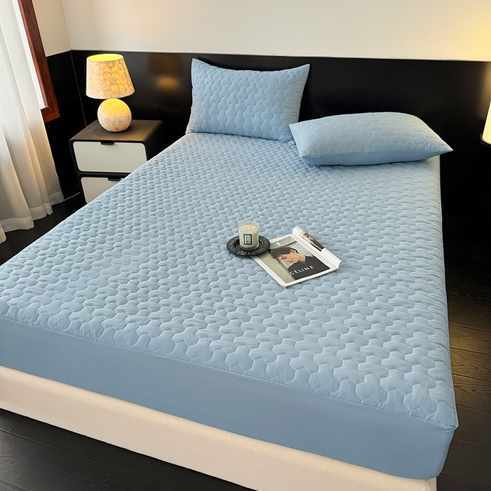 91家纺网 家纺一手货源 找家纺 （总）十一家居 2025新款A类磨毛夹棉床笠