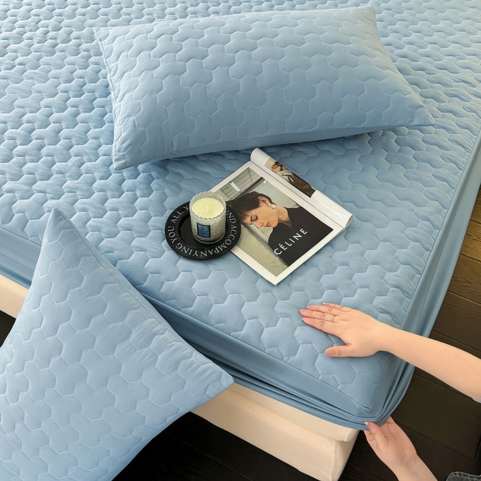 91家纺网 家纺一手货源 找家纺 （总）十一家居 2025新款A类磨毛夹棉床笠