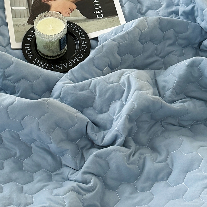 91家纺网 家纺一手货源 找家纺 （总）十一家居 2025新款A类磨毛夹棉床笠