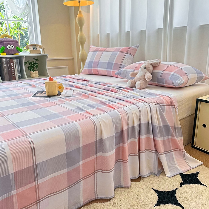 91家纺网 家纺一手货源 找家纺 （总）雨彤家纺 2025新款A类母婴级软糯糯云朵水洗棉床单