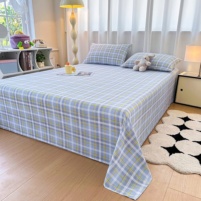 91家纺网 家纺一手货源 找家纺 雨彤家纺 2025新款A类母婴级软糯糯云朵水洗棉床单 芙兰仕