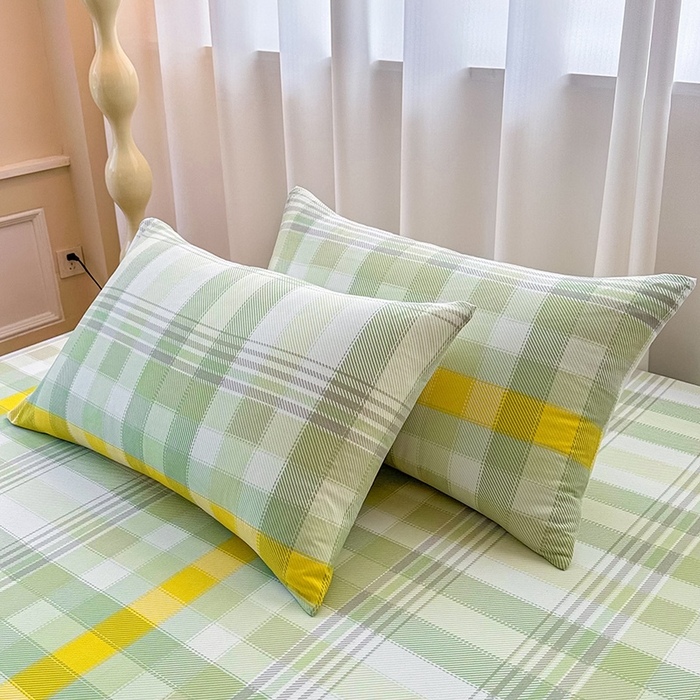 91家纺网 家纺一手货源 找家纺 雨彤家纺 2025新款A类母婴级软糯糯云朵水洗棉床单 安格尔