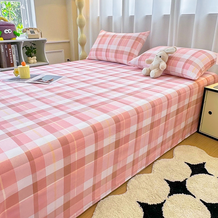 91家纺网 家纺一手货源 找家纺 雨彤家纺 2025新款A类母婴级软糯糯云朵水洗棉床单 曼迪格