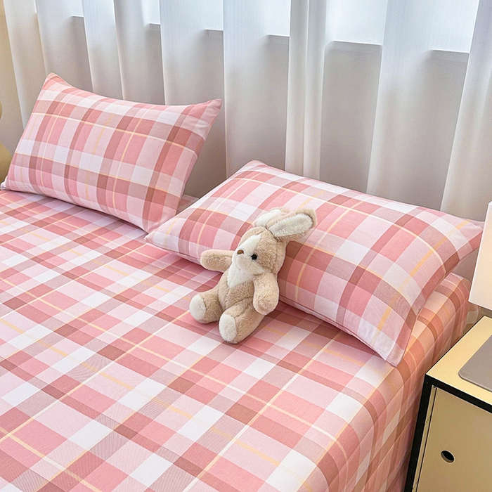 91家纺网 家纺一手货源 找家纺 雨彤家纺 2025新款A类母婴级软糯糯云朵水洗棉床单 曼迪格