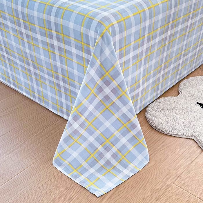 91家纺网 家纺一手货源 找家纺 雨彤家纺 2025新款A类母婴级软糯糯云朵水洗棉床单 芙兰仕