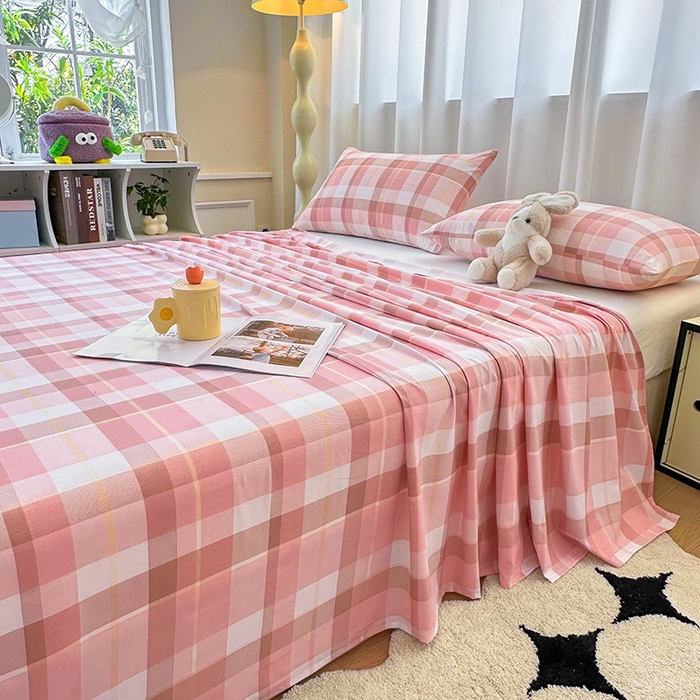 91家纺网 家纺一手货源 找家纺 雨彤家纺 2025新款A类母婴级软糯糯云朵水洗棉床单 曼迪格