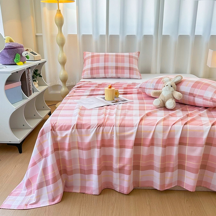 91家纺网 家纺一手货源 找家纺 雨彤家纺 2025新款A类母婴级软糯糯云朵水洗棉床单 曼迪格