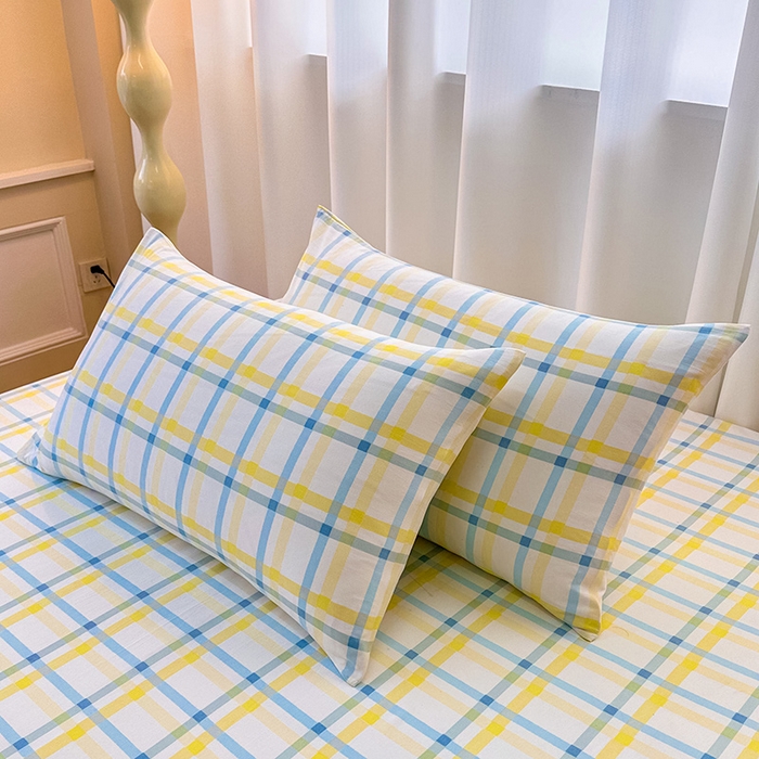 91家纺网 家纺一手货源 找家纺 雨彤家纺 2025新款A类母婴级软糯糯云朵水洗棉床单 格心生活