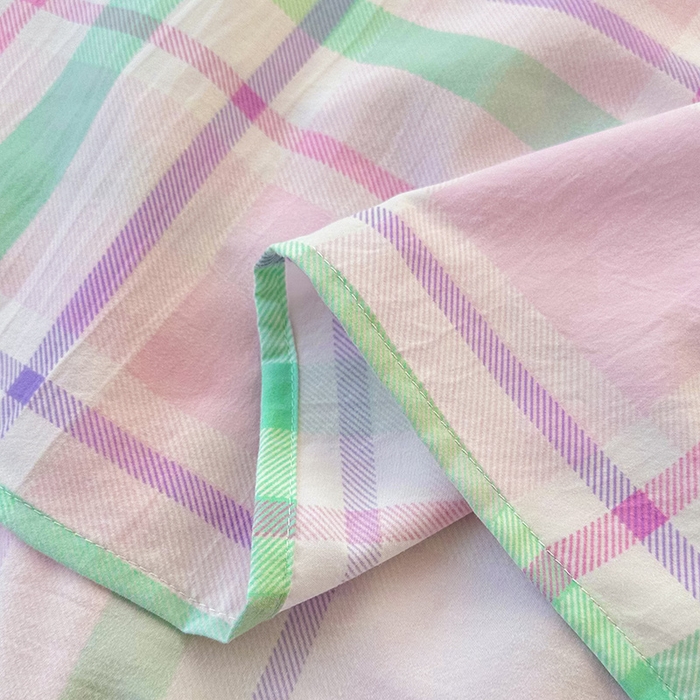 91家纺网 家纺一手货源 找家纺 雨彤家纺 2025新款A类母婴级软糯糯云朵水洗棉床单 百川-红