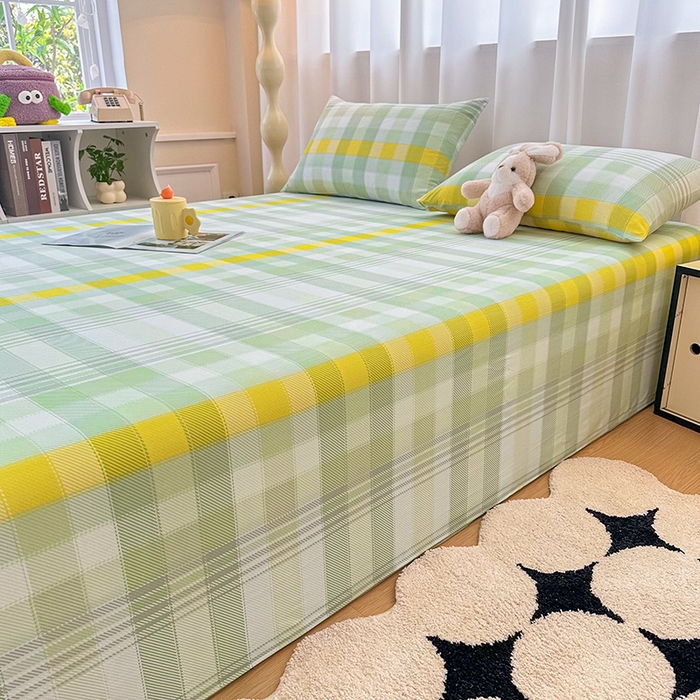 91家纺网 家纺一手货源 找家纺 雨彤家纺 2025新款A类母婴级软糯糯云朵水洗棉床单 安格尔