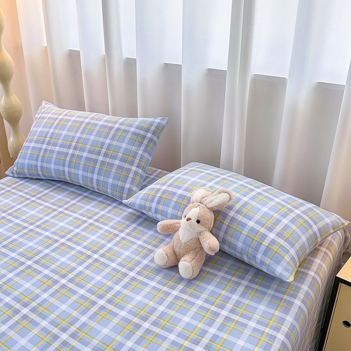 91家纺网 家纺一手货源 找家纺 雨彤家纺 2025新款A类母婴级软糯糯云朵水洗棉床单 芙兰仕