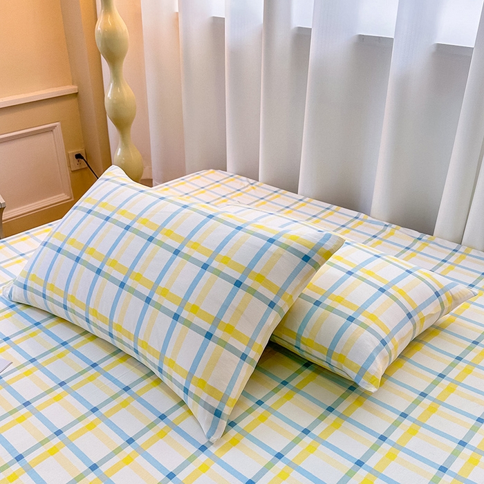 91家纺网 家纺一手货源 找家纺 雨彤家纺 2025新款A类母婴级软糯糯云朵水洗棉床单 格心生活