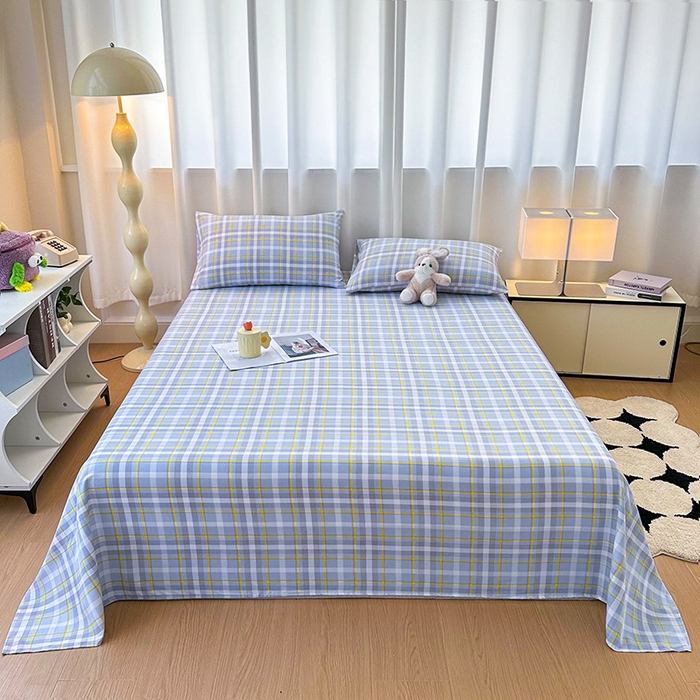 雨彤家纺 2025新款A类母婴级软糯糯云朵水洗棉床单 芙兰仕