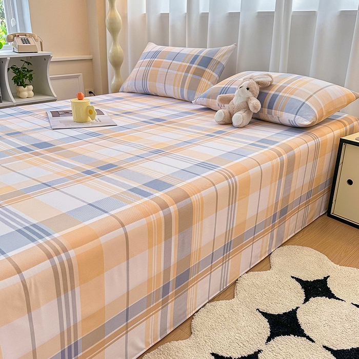 91家纺网 家纺一手货源 找家纺 雨彤家纺 2025新款A类母婴级软糯糯云朵水洗棉床单 科曼格