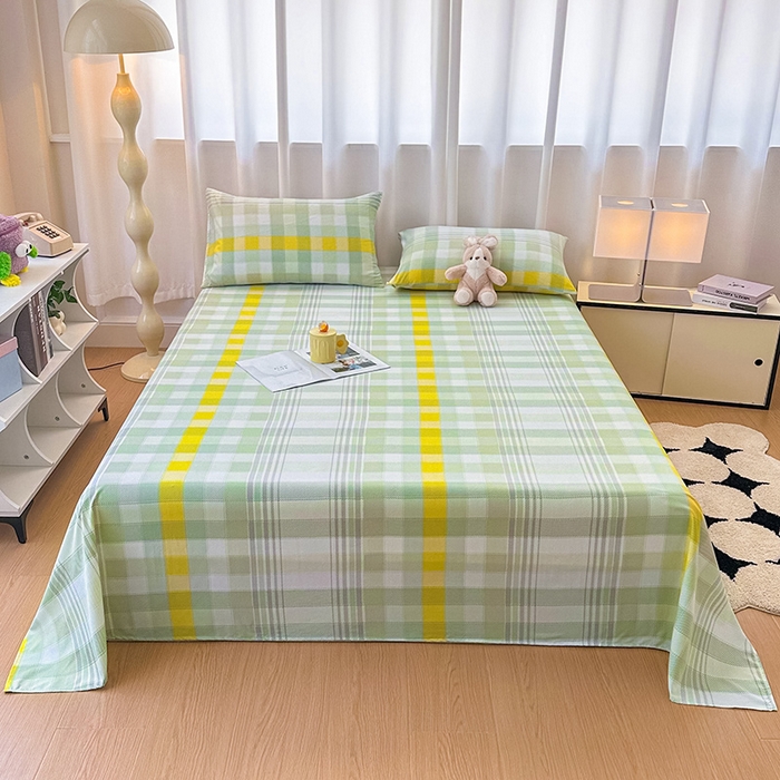 雨彤家纺 2025新款A类母婴级软糯糯云朵水洗棉床单 安格尔