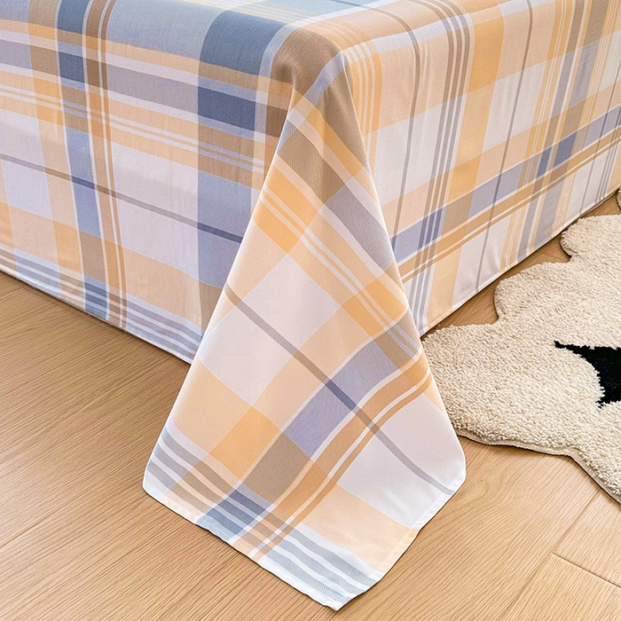 91家纺网 家纺一手货源 找家纺 雨彤家纺 2025新款A类母婴级软糯糯云朵水洗棉床单 科曼格