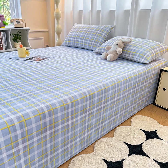 91家纺网 家纺一手货源 找家纺 雨彤家纺 2025新款A类母婴级软糯糯云朵水洗棉床单 芙兰仕