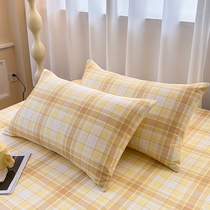 91家纺网 家纺一手货源 找家纺 雨彤家纺 2025新款A类母婴级软糯糯云朵水洗棉床单 希格文