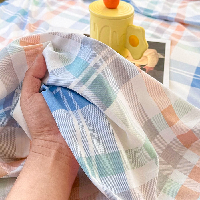 91家纺网 家纺一手货源 找家纺 雨彤家纺 2025新款A类母婴级软糯糯云朵水洗棉床单 索尔